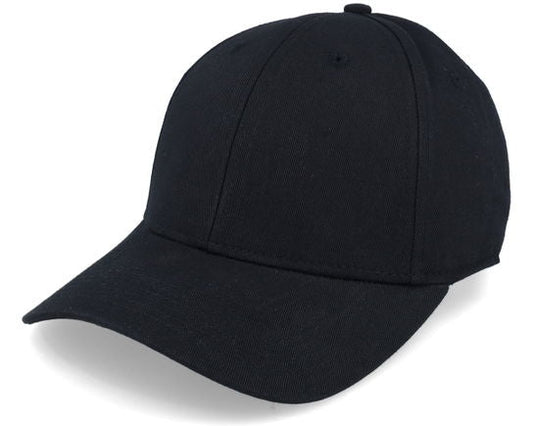 Wovencaps Unisex Black Adjustable Cotton Cap