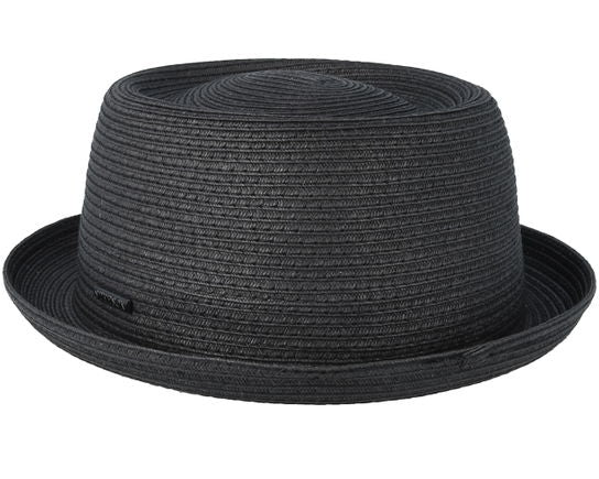Wovencaps Unisex Black Toyo Pork Pie Hat