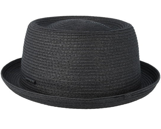 Wovencaps Unisex Black Toyo Pork Pie Hat