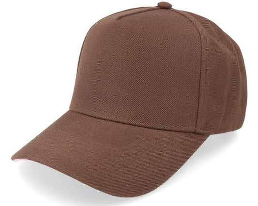 Wovencaps Unisex Brown A-Frame Adjustable Cap
