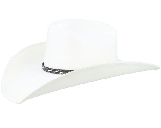 Wovencaps Unisex White Toyo Western Hat